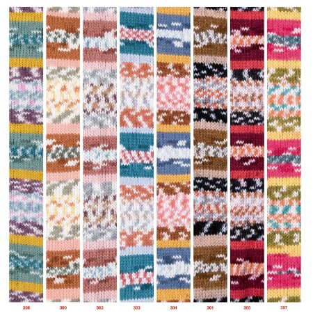 Carta de colores Funny Jacquard Lanas Katia